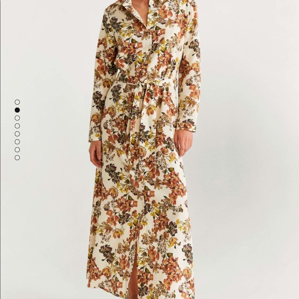 Mango maxi floral dress